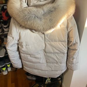 Gorski Fox Fur-Trim Parka new without tags